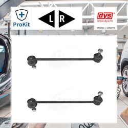 2x ORIGINAL® Dys 30-83629 Stange/Strebe, Stabilisator Vorne für VW Up Polo Fox