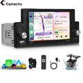 Autoradio 5.9" 1 DIN Wireless Apple Carplay Android Auto USB AUX FM Bluetooth