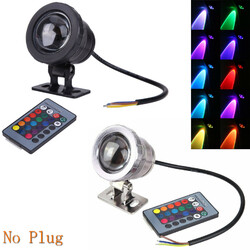 Wasserdicht LED RGB Flutlicht Unterwasser Außen Garten Pool Strahler Lampe DE