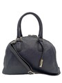ABRO Henkeltasche Mittel Damen Tasche schwarz Business-Look