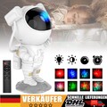 LED Astronaut Galaxy Projektor Sternenhimmel Lampe Starry Mond Kinder Nachtlicht