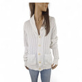 Tommy Hilfiger Pullover Strickjacke Mit Leinen Gr. 40 L