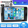 DAB+ 2+64G Für Mercedes ML/GL W164 X164 Carplay Android14 Autoradio GPS NAVI KAM