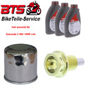 Satz 3L Öl, Filter, Ablassschraube passend für Kawasaki Z ABS 1000 ccm 30