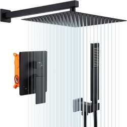 Duschset Unterputz Duscharmatur Regendusche mit Handbrause iBox Mischbatterie