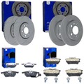 ATE PowerDisc BREMSSCHEIBEN + BELÄGE passend für VW GOLF 4 BORA AUDI A3 OCTAVIA