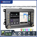 Für VW Golf 5 6 Passat B6 Polo Touran 7'' Carplay Android 13 Autoradio GPS Navi