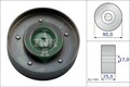 Schaeffler INA 532 0694 10 Umlenk-/Führungsrolle, Keilrippenriemen für AUDI VW R
