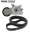 SKF VKMA 31042 Keilrippenriemensatz für Vw Seat Audi Skoda