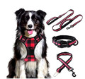 Komplett 4  Set Leine  Sicherheitsgurt Halsband und Geschirr