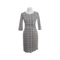 Sophia, Kleid, Größe: S, Schwarz/Weiß, Elasthan/Polyester/Viskose #5JI