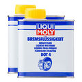 2x 500 ml Bremsflüssigkeit LIQUI MOLY DOT4 für Peugeot SFM Suzuki Sachs Triumph 