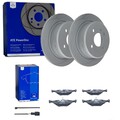 ATE PowerDisc BREMSSCHEIBEN 258mm + BELÄGE HINTEN passend für BMW 3er E30
