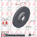2x Zimmermann 400.5575.30 Bremsscheibe für MERCEDES BENZ C KLASSE C T MODEL C T