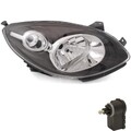 Scheinwerfer rechts für Renault Twingo II CN0 Bj 07-12 schwarz H4 inkl.