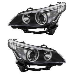 Xenonscheinwerfer Set L.E.D mit Motor für BMW 5er E60 Touring E61 D2S H7