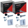 2x MAXGEAR FÜHRUNGSHÜLSEN-SATZ BREMSSATTEL HINTEN passend für HYUNDAI I10 KIA PI