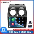 DAB+ Autoradio 4+64G Android 13 Für Nissan Qashqai J10 2007-2015 Carplay GPS KAM