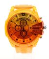 Armbanduhr Diesel Herren Quarz-Chronograph Uhr MEGA CHIEF DZ4533 Orange B-WARE