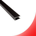 LED Aluprofil G03 Glaskantenprofil Kühlprofil Schiene Leiste für LED-Streifen
