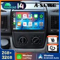 DAB 2G+32G Android 14 Autoradio Für Fiat Ducato 2006-2023  Carplay GPS Bluetooth