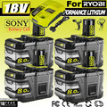 4X 18V 8Ah 0riginal Akku für RYOBI One+ Plus Lithium RB18L50 P108 P104 Batterie