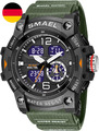 Militär Uhren Herren Armbanduhr Digital Und Analog Wasserdichte Herrenuhr Sportl