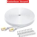 Ethernet Kabel, LAN Kabel, Netzwerkkabel 30m für schnelles Internet