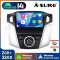 DAB+ Android 14 Carplay Bluetooth GPS Autoradio Für Ford Focus MK3 2012-2018 RDS