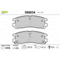 Bremsbelagsatz Scheibenbremse VALEO 598834 für Chrysler Sebring