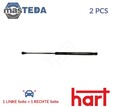813 744 GASFEDER DÄMPFER HECKKLAPPE HINTEN HART 2PCS NEU OE QUALITÄT