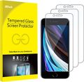 JETech Schutzfolie fur iPhone SE 3/2 (Modell 2022/2020) 4.7 Zoll Folie 0,33mm