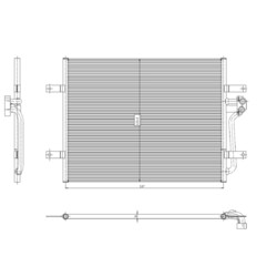 Kondensator, Klimaanlage NRF 350444