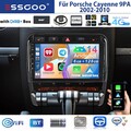 DAB+ CarPlay Android 14 Autoradio GPS NAVI KAM BT 6+128G Für Porsche Cayenne 9PA