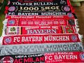 8 Fanschals FC Bayern München - Verschiedene Motive und Jahre