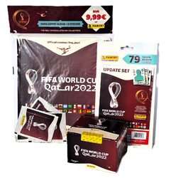 Panini World Cup Qatar 2022 - Display + Update Set + Hardcover Leeralbum WM NEU