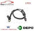 ABS SENSOR DREHZAHLFÜHLER PAAR VORNE LORO 120-02-110 2PCS H NEU OE QUALITÄT