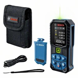Bosch Professional GLM 50-27 CG Laser-Entfernungsmesser Stativadapter 6.3 mm