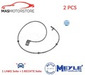 ABS SENSOR DREHZAHLFÜHLER PAAR MEYLE 014 899 0062 2PCS A FÜR MERCEDES-BENZ CLA