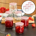 Einmachgläser Marmeladengläser Einweckgläser Sturzgläser mit Schraubdeckel 425ml