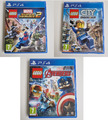 Lego City Undercover, Marvel Super Heroes 2 & Marvel Avengers! - PS4 Bundle x3