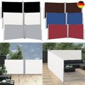 Ausziehbar Wandmarkise Doppel Seitenmarkise Sonnenschutz Sichtschutz Markise