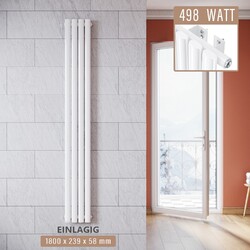 Design Röhren Heizkörper Bad Paneelheizkörper Vertikal Einlagig Doppellagig Weiß