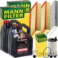 MANN INSPEKTIONSKIT+10L MOTUL 5W-30 MOTORÖL passend für 4.2 FSI AUDI Q7 TOUAREG