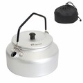 Kompakter Aluminium Camping Tee Wasserkocher 0 9L Tragbar Kaffeekanne Wasserkoch