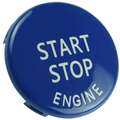 Start Stop Knopf blau glanz passend für BMW E90 E91 E60 E70 E71 E83 E84 E87 E89