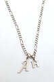 Halskette 925 Sterling SILBER silver Anhänger A H Buchstabe pendant necklance