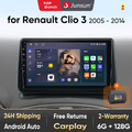 6+128G Für Renault Clio III 2005-2014 Android 13 Autoradio CarPlay DAB Navi RDS