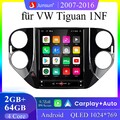 VW Tiguan 2007-2016 - Android 14 Autoradio - 9.7 Zoll CarPlay DAB+GPS Navi 2+64G