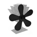 Stromloser Kaminofen Ventilator Stove Fan Für 5 Flügel Gebläse Kaminrohr Lüfter`
